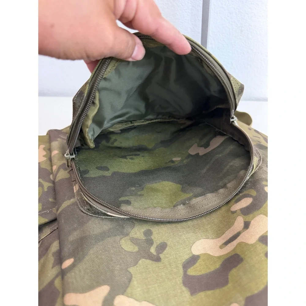 M48 Ops Tactical Backpack Multicam Camouflage Canvas‎ Rucksack Daypack Green